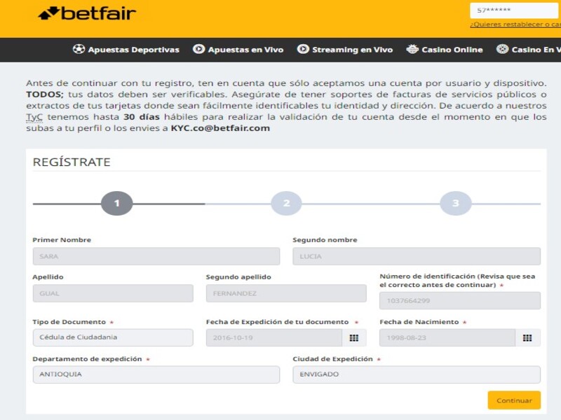 Regístrate en Betfair y comienza a jugar 