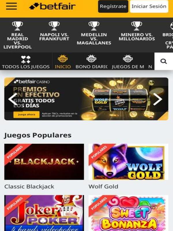 Descargar Betfair en mi móvil, tablet o pc