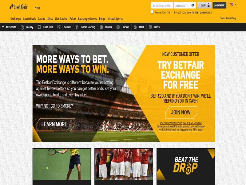 Bono de bienvenida Betfair