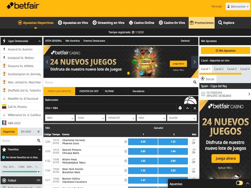 Conoce el mundo de las apuestas deportivas en Betfair