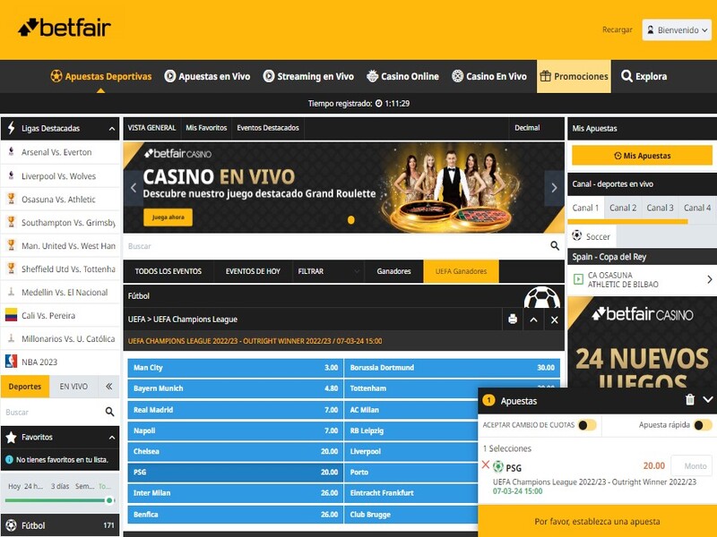 Betfair Sportsbook