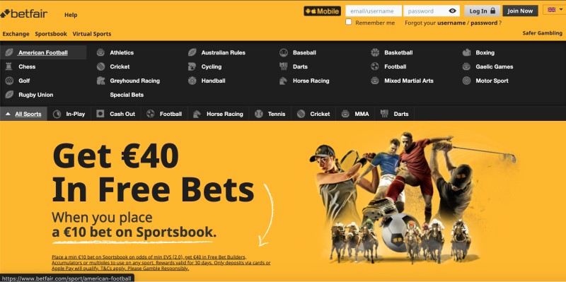 Enjoy the bonuses that Betfair has to offer