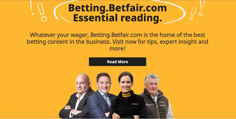 Play at Betfair Casino and bet on sports on the exchange