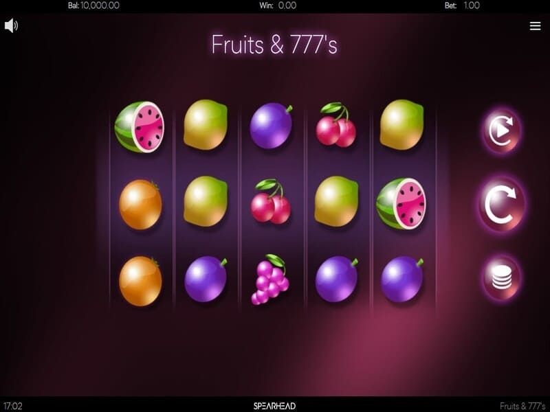 Información Fruits and 777's