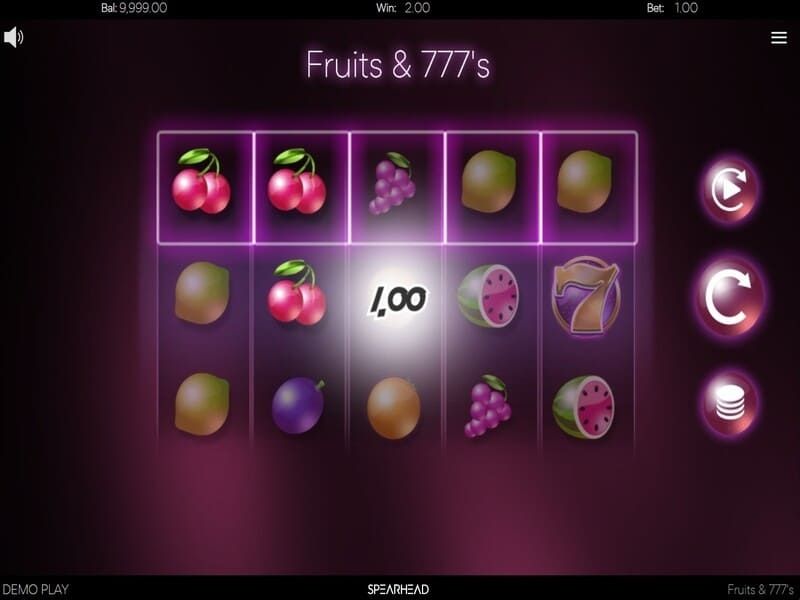 Funciones de Fruits and 777