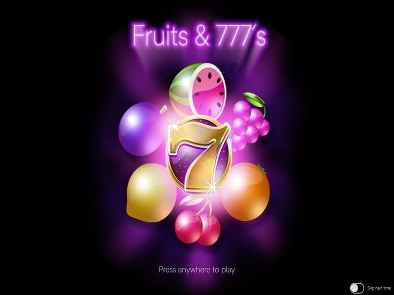 Play Fruits and 777 Play Fruits and 777