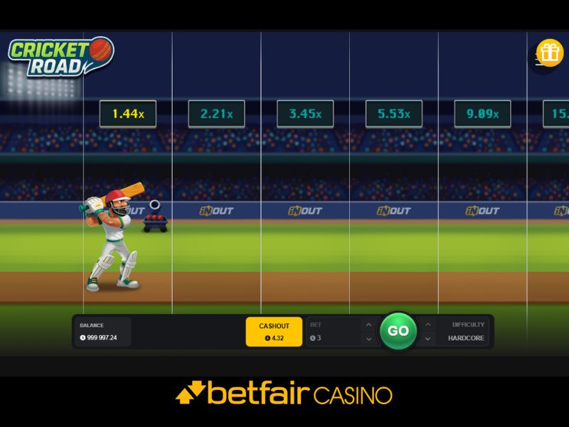 Tragaperras online Cricket Road