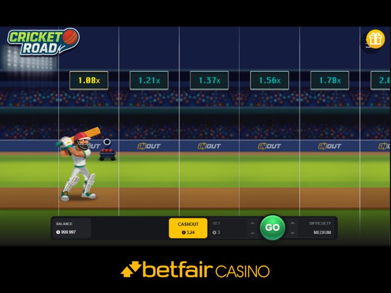 El diseño y la temática de la tragaperras Cricket Road