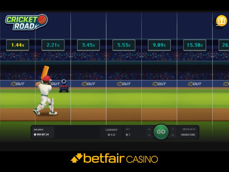 Ganancias y pagos en la máquina tragaperras Cricket Road