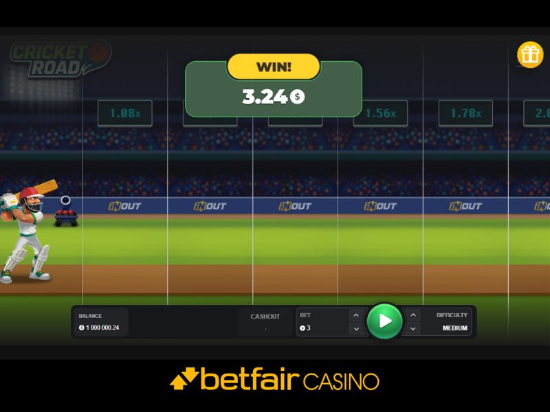 Cómo jugar a Cricket Road en Betfair Casino