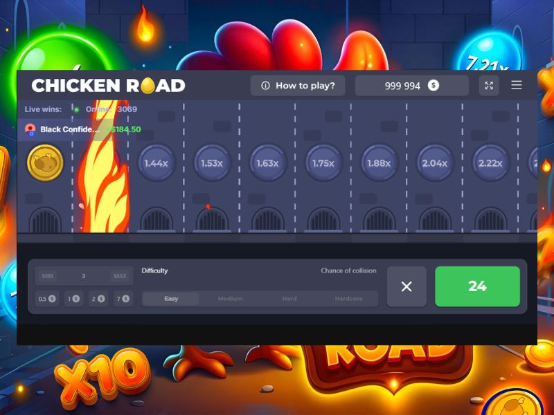 Juego en línea Chicken Road
