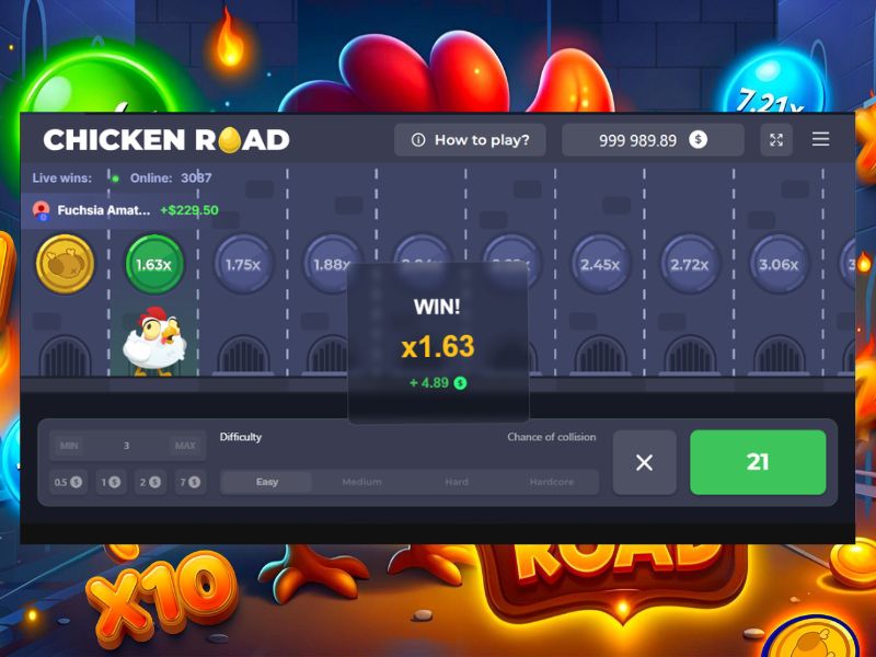 Mecánicas de juego de Chicken Road